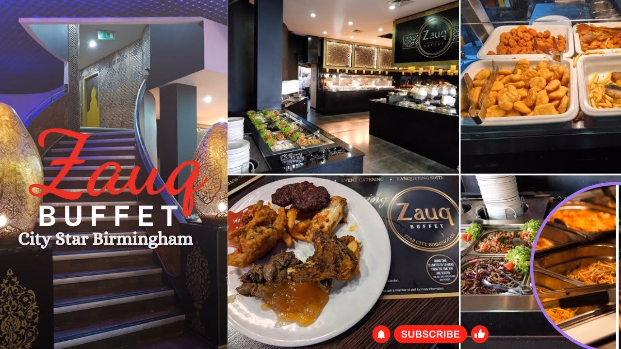 Can you get dumplings and sushi at halal buffet in Birmingham?