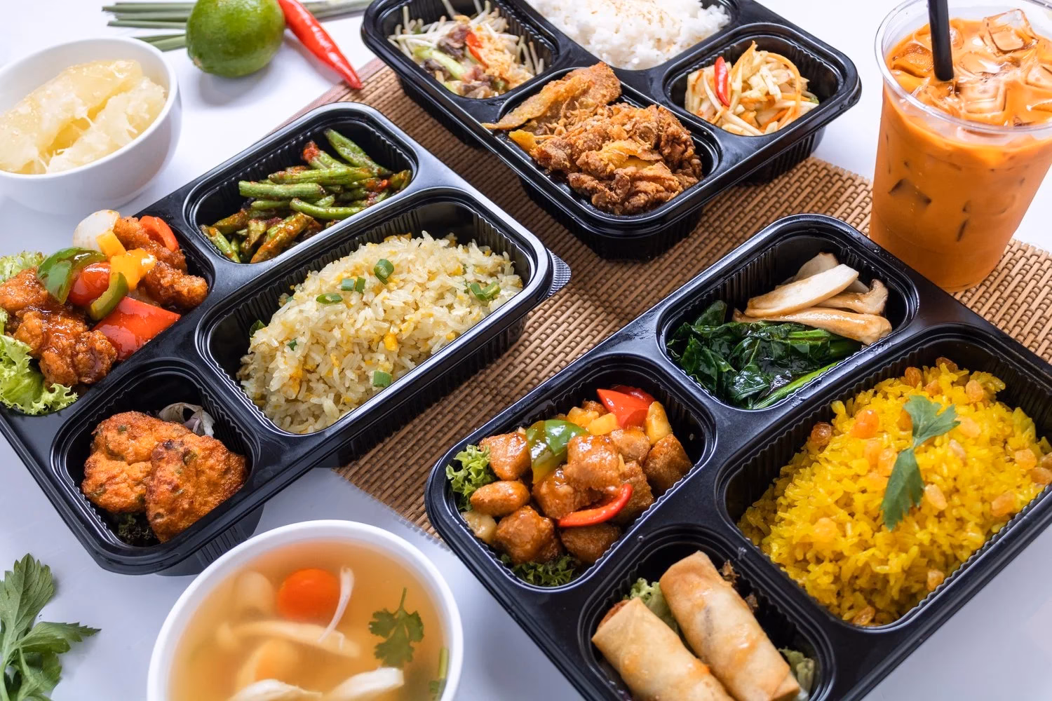 Does orange clove offer halal Bento delivery in Singapore?