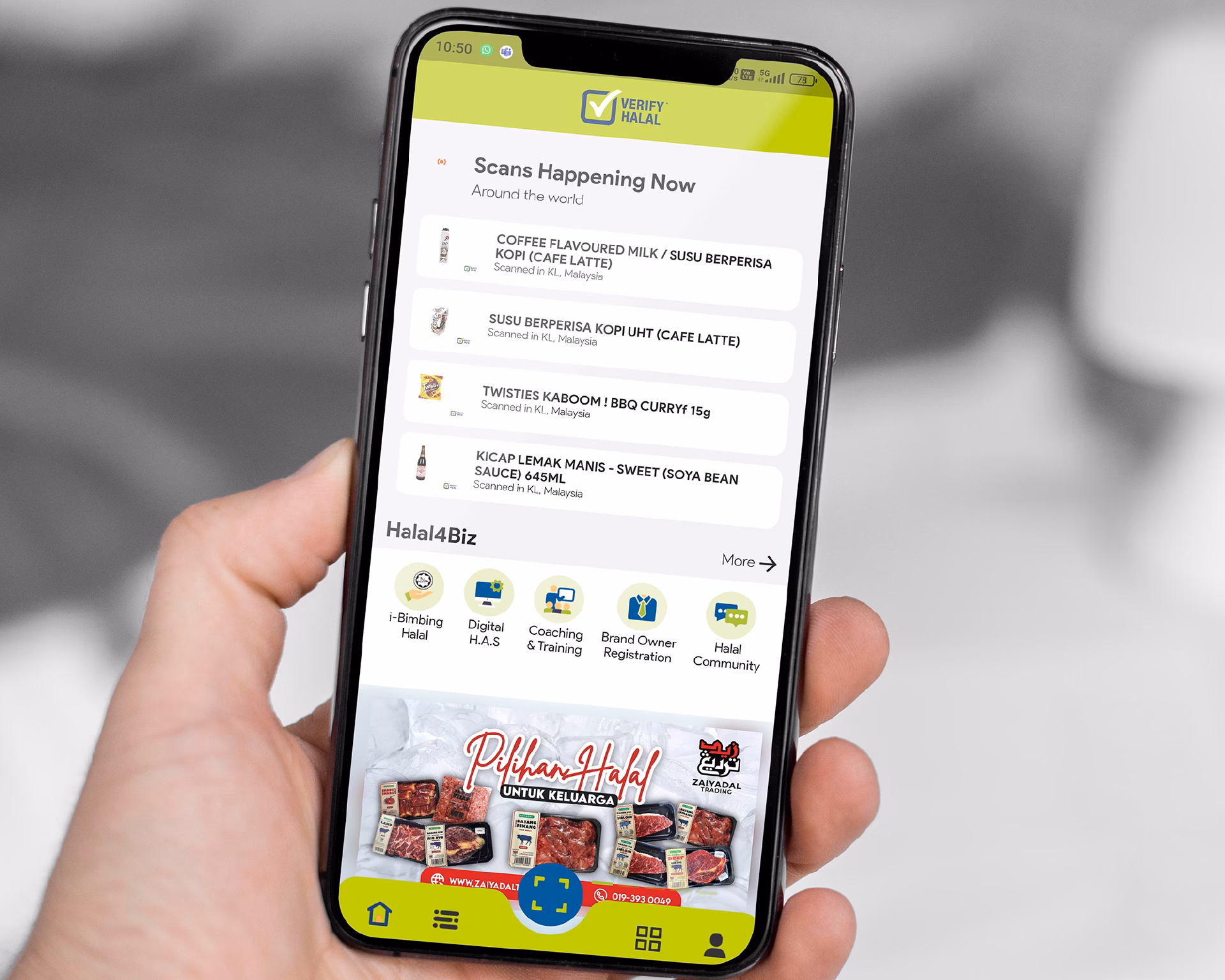 What is halal food checker?