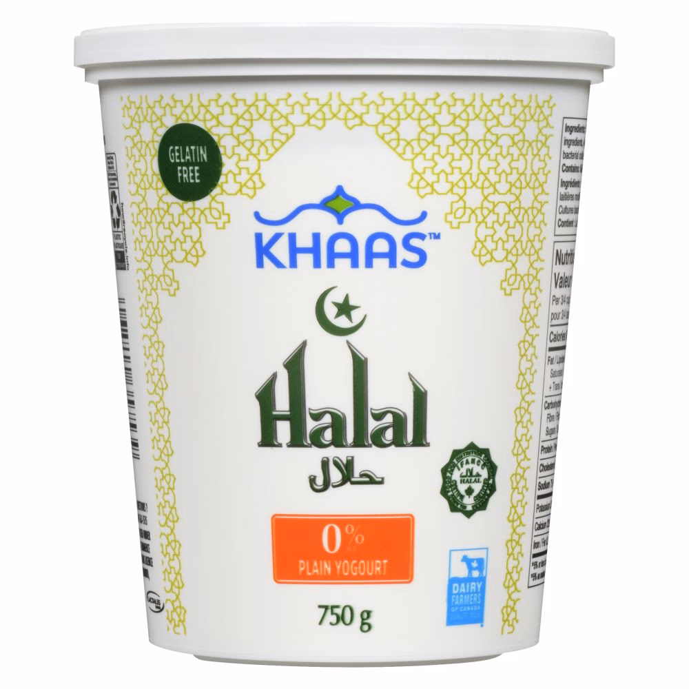 Is Khaas yogurt halal?