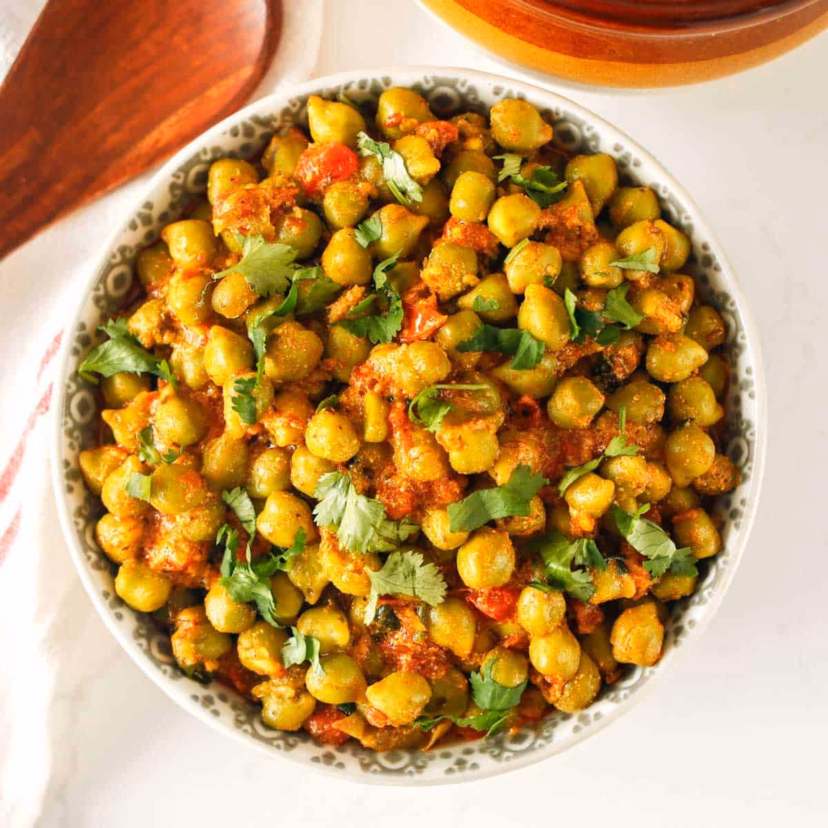 What is Hara chana masala Sabzi?