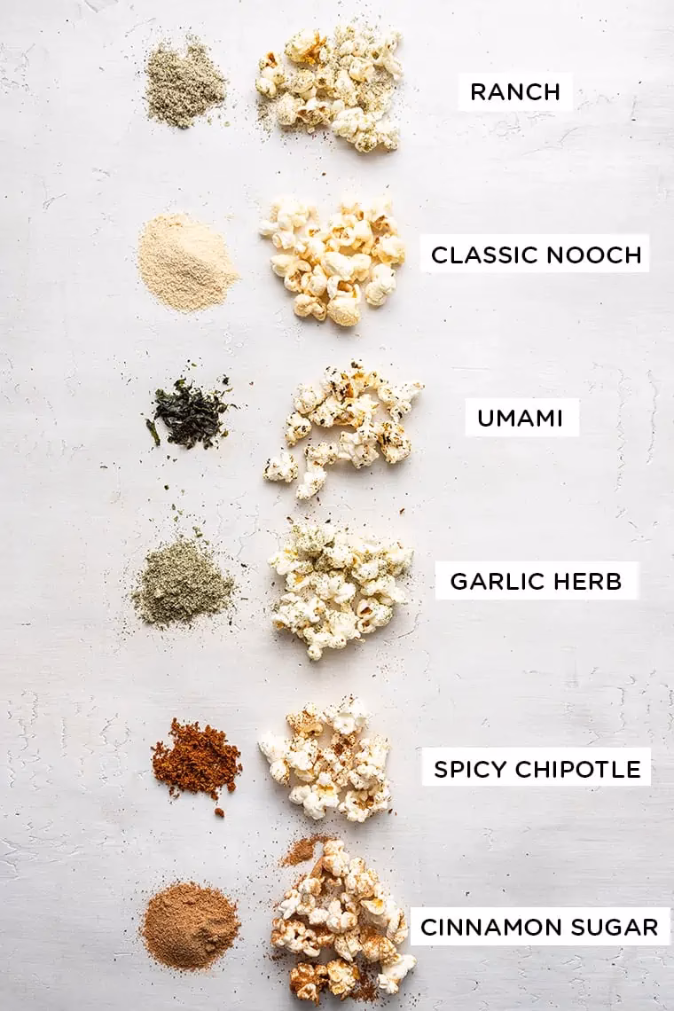 How can I add seasoning to popcorn?