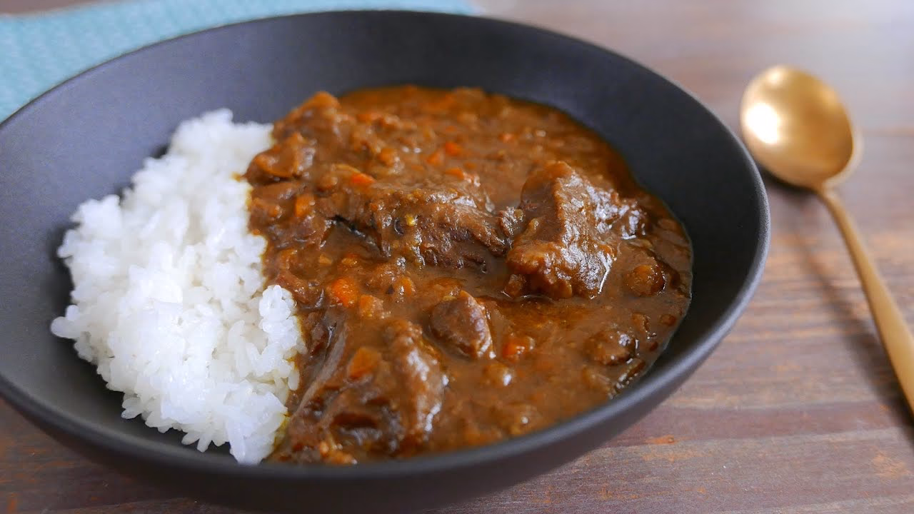 How long to cook chicken curry with miso?