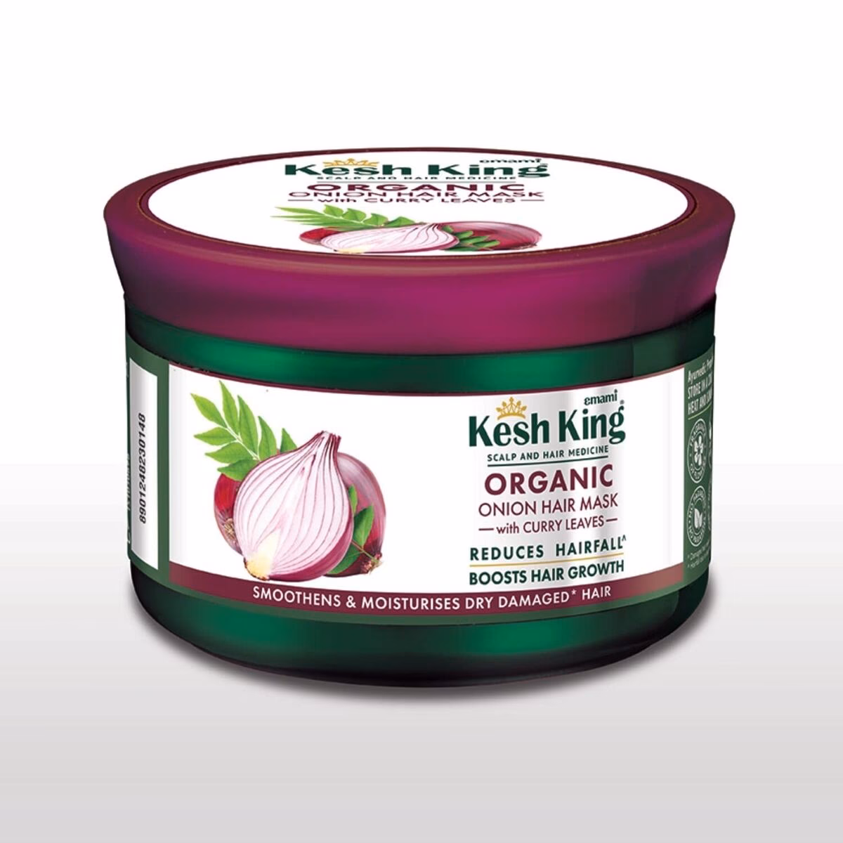 What is Kesh King organic onion with curry leaves?