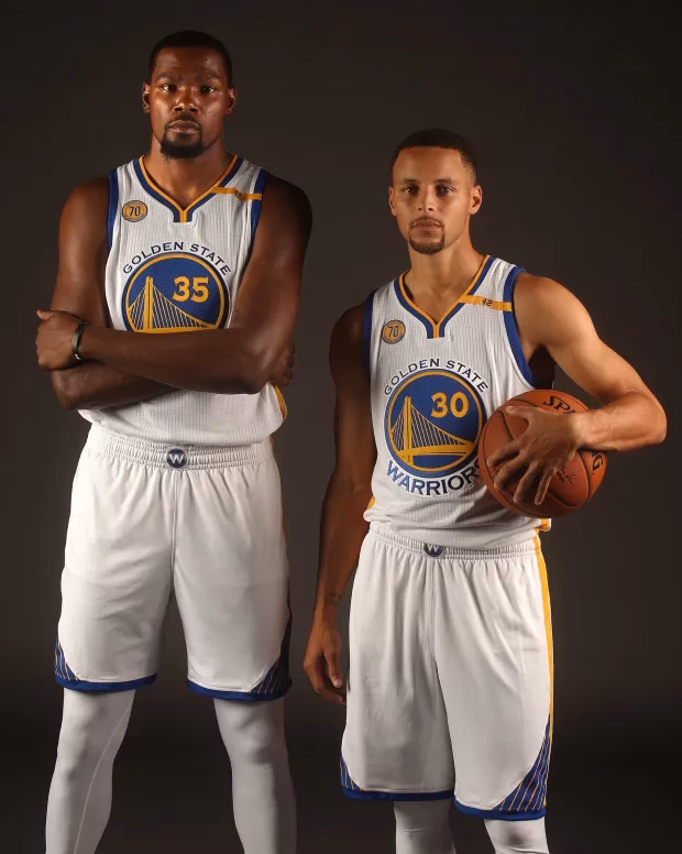Did Stephen Curry and Kevin Durant talk to the media?
