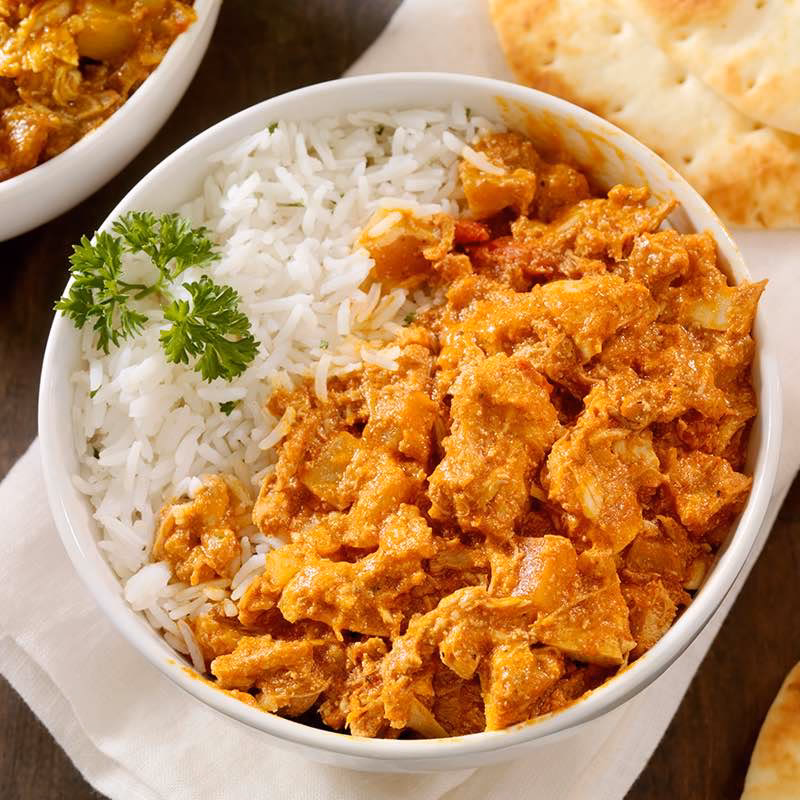 How do you cook leftover chicken curry?