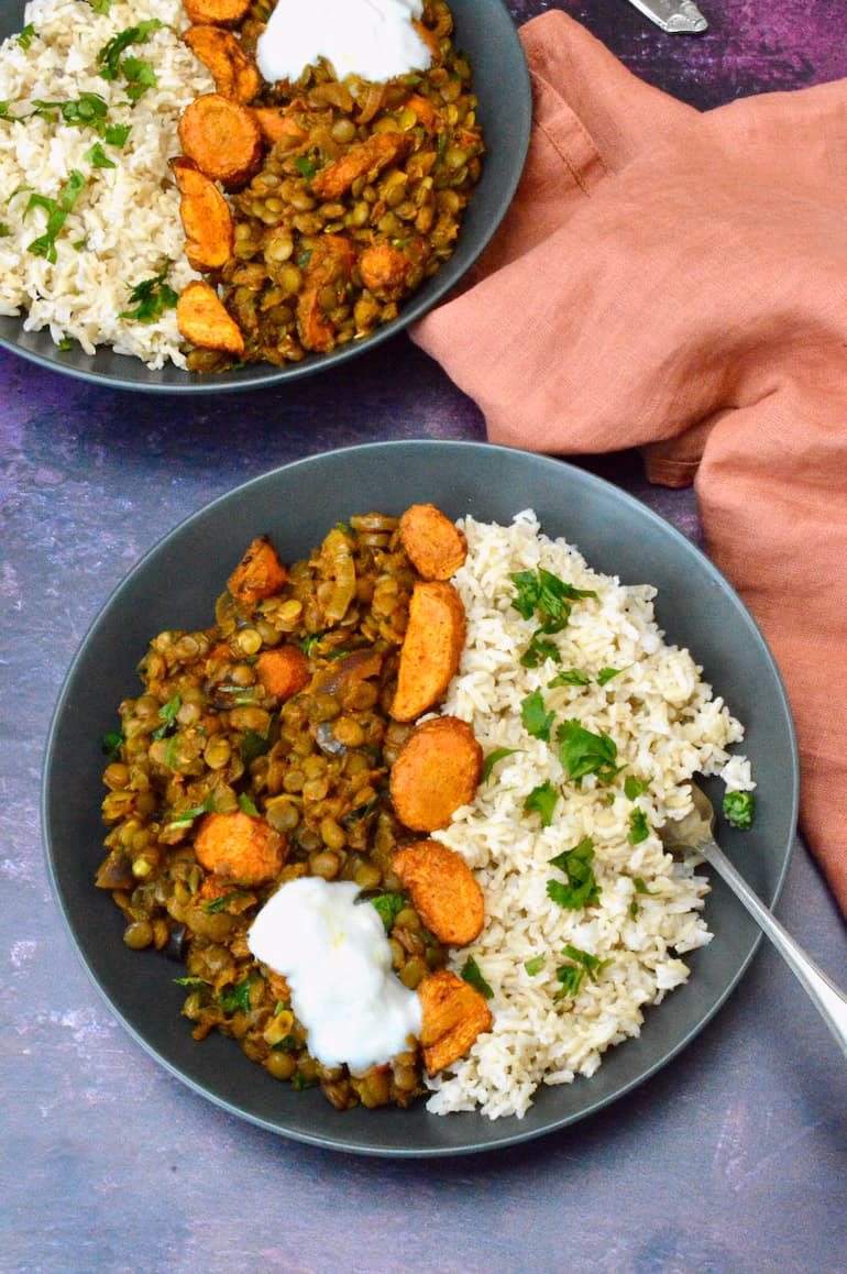 Is curried carrot and lentil soup healthy?