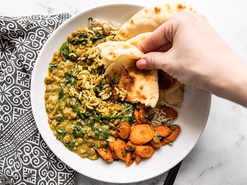 How long does it take to cook lentil curry?