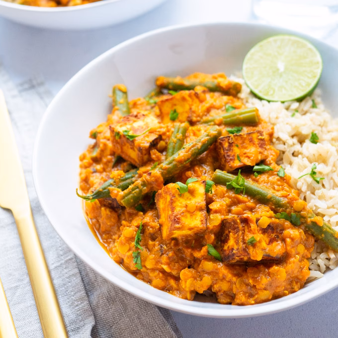 How long does lentil curry take to cook?