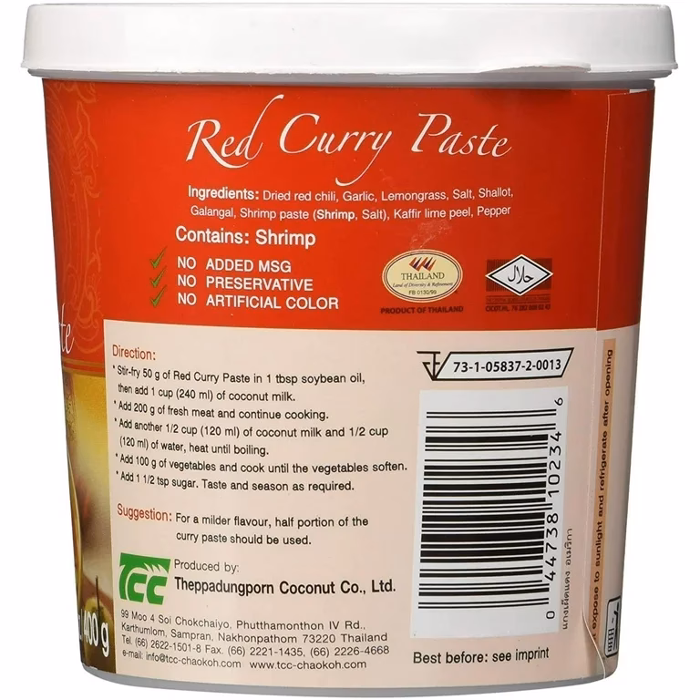 Does Mae Ploy curry paste contain MSG?