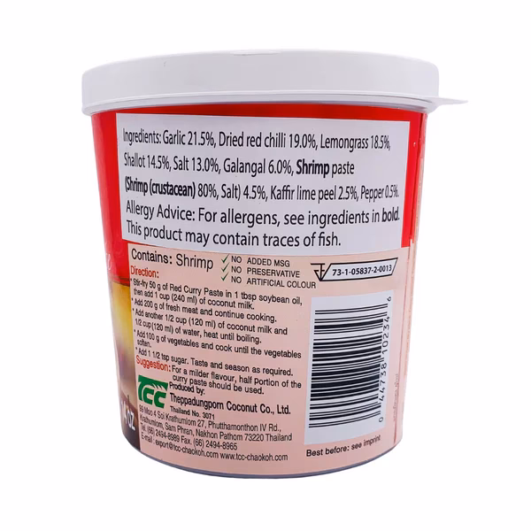 Does Mae Ploy curry paste contain MSG?