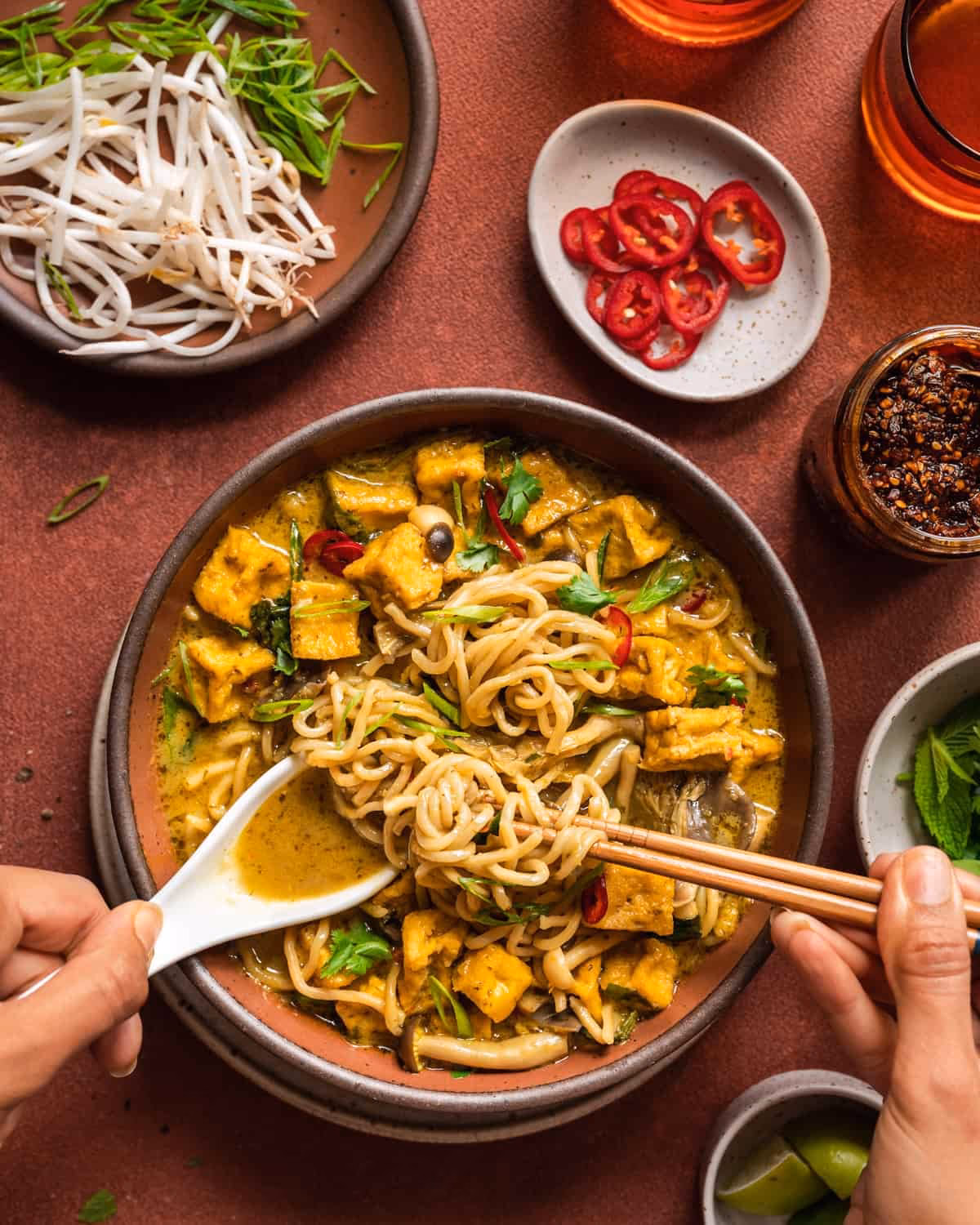 What is laksa soup – Malaysian coconut curry soup?