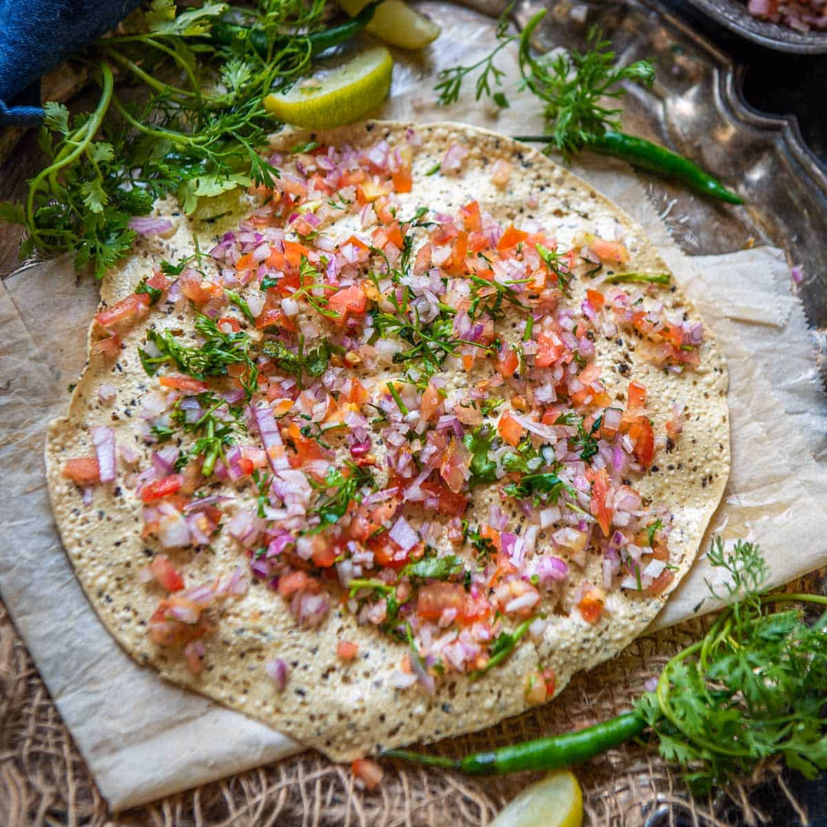 Is masala papad a healthy snack?