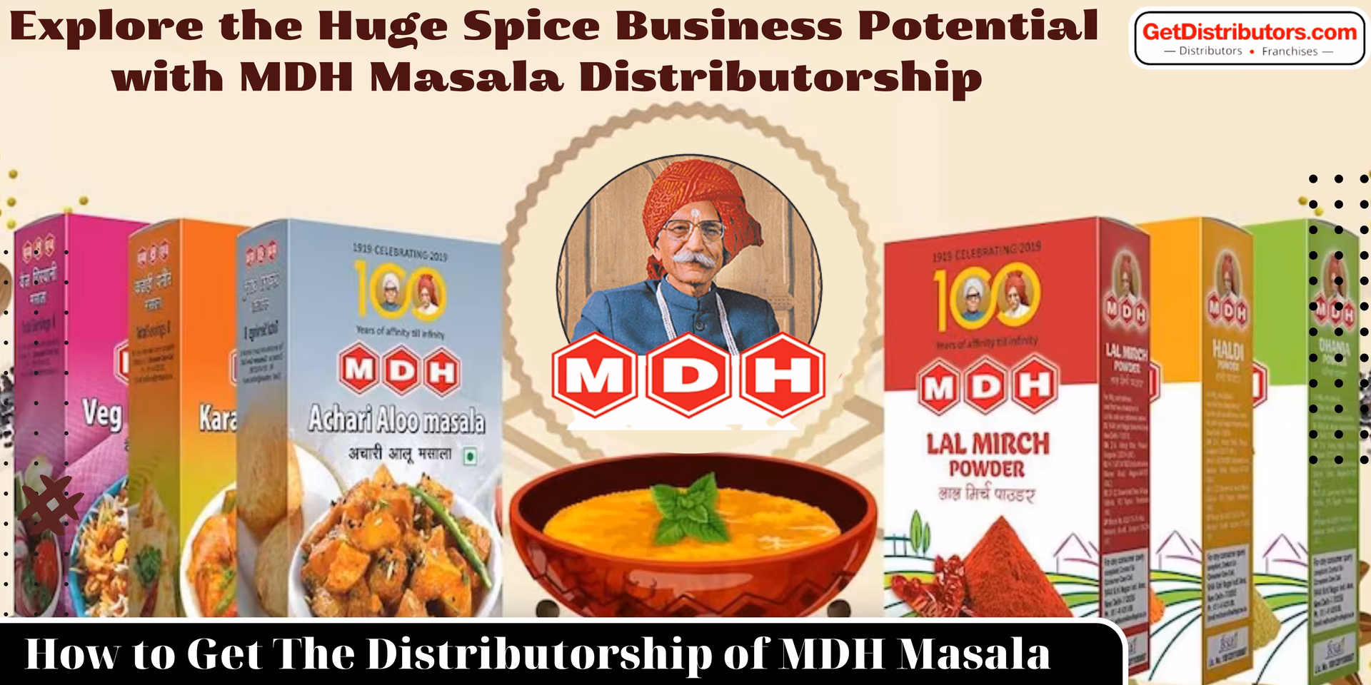 How to open MDH masala distributorship?