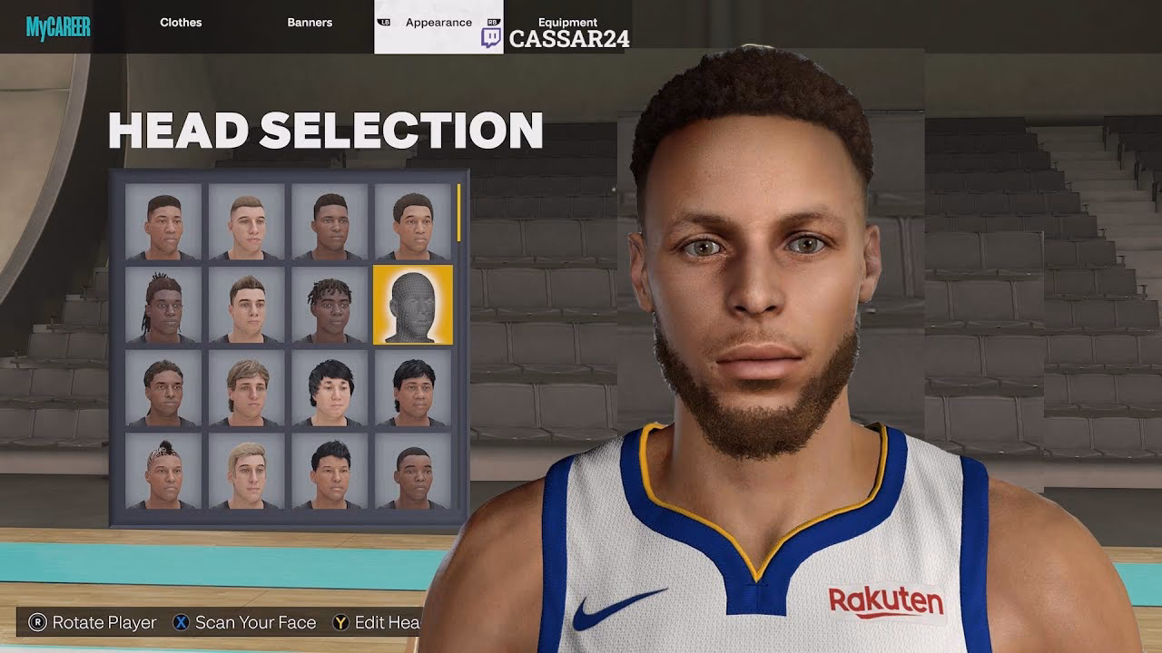 What is the CyberFace pack for Stephen Curry?