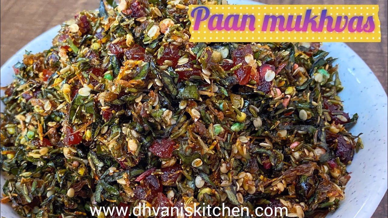 How to make paan masala mix?