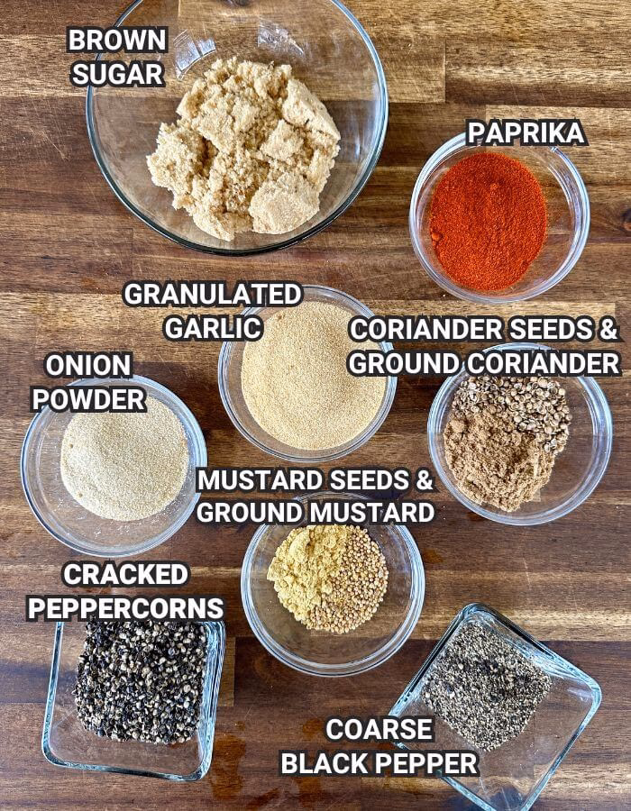 What is a good seasoning for homemade smoked pastrami?