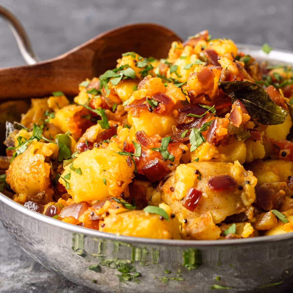 What is a potato curry?