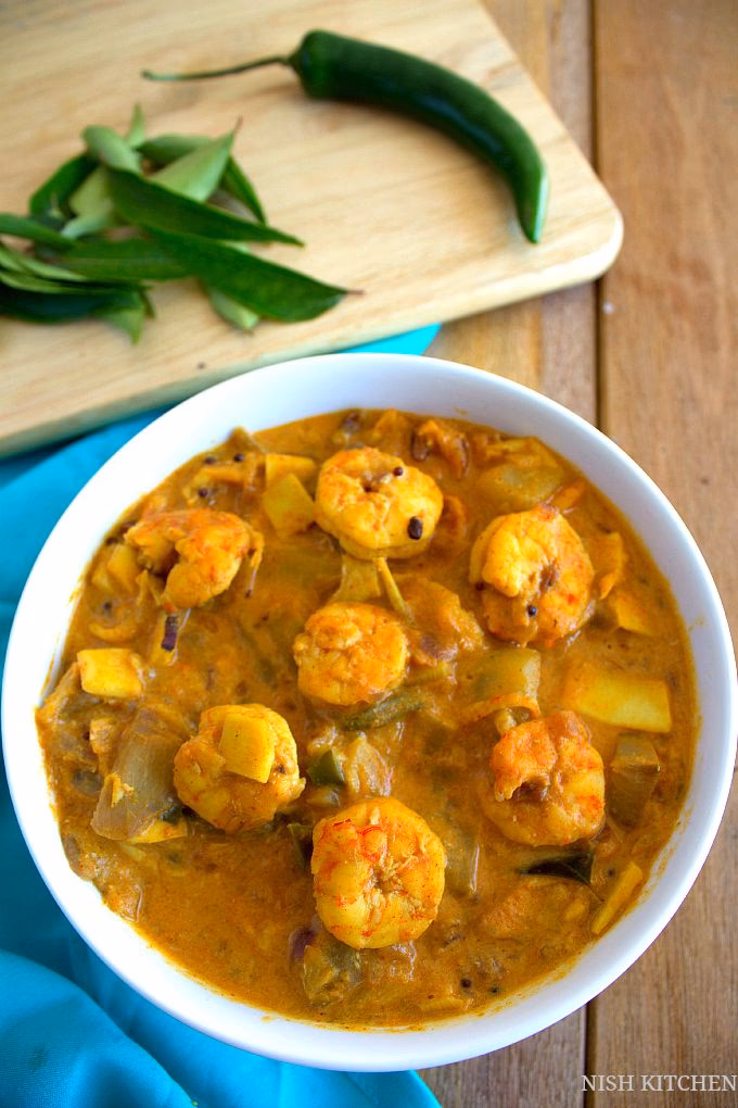 What is Nigella prawn and Mango curry?