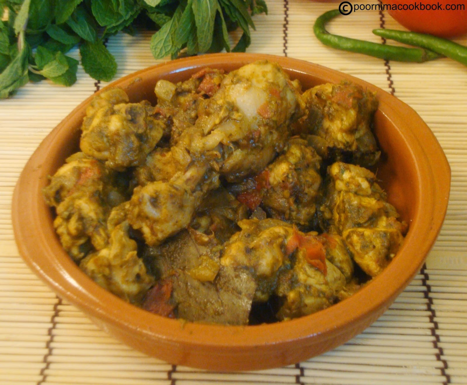 How long do you cook chicken with masala?