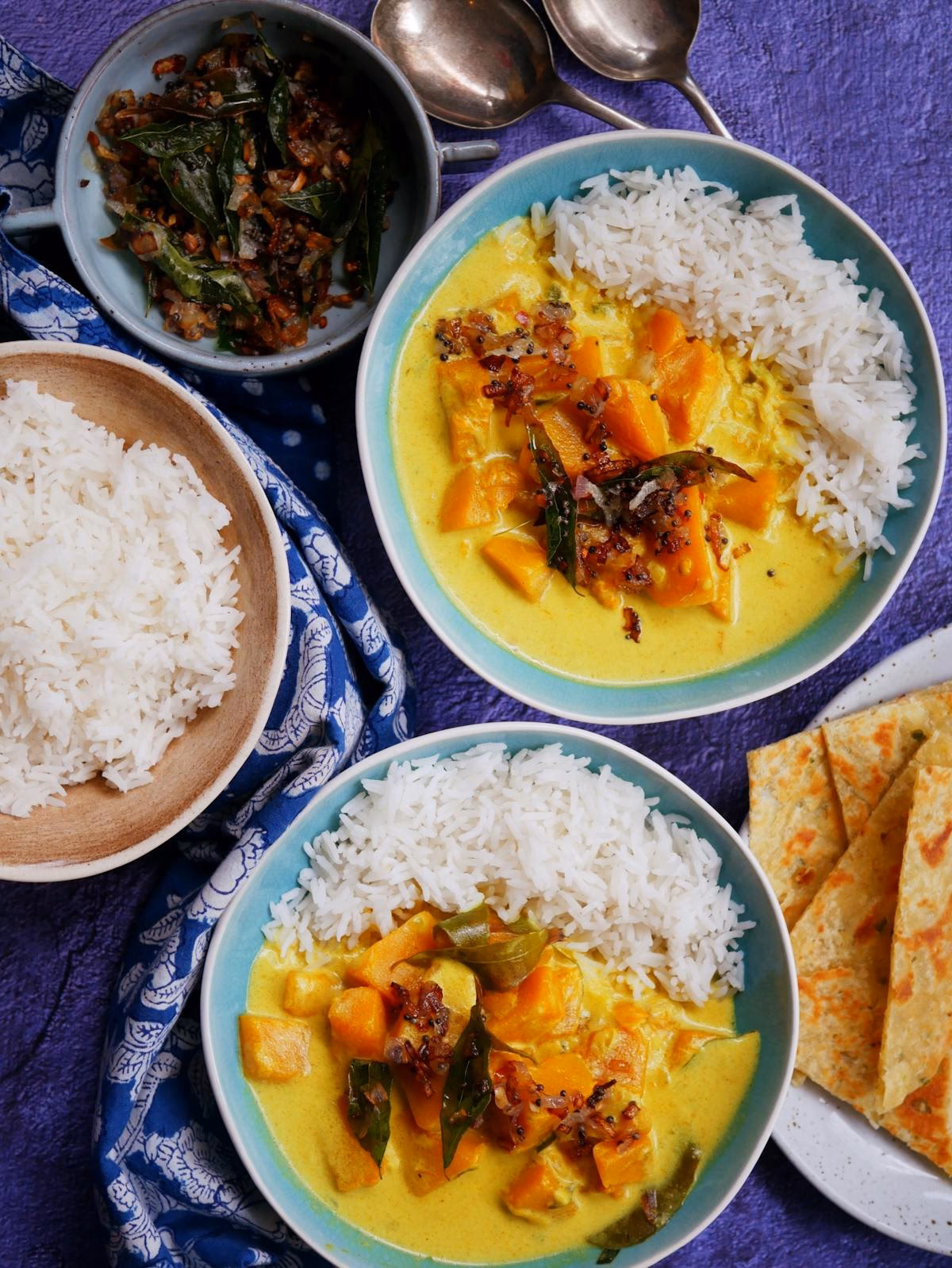 How do you cook pumpkin & chickpea curry in a Thermomix?