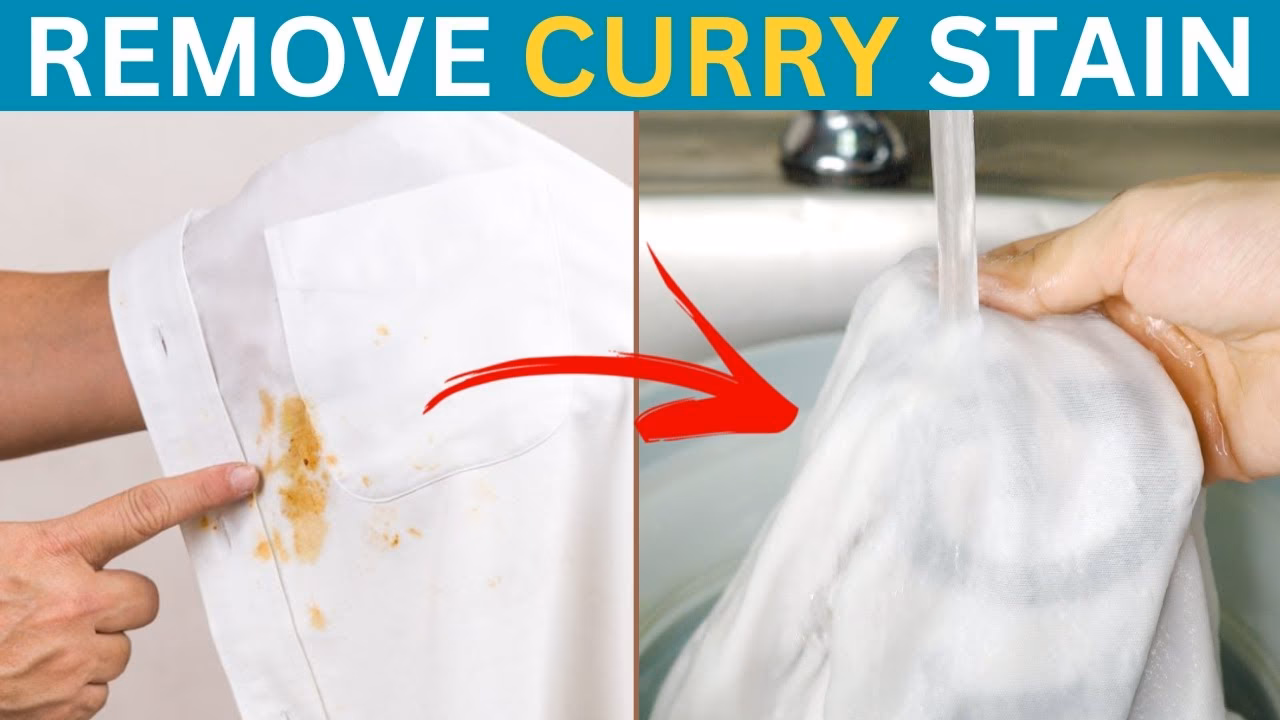 Can curry stains be removed?