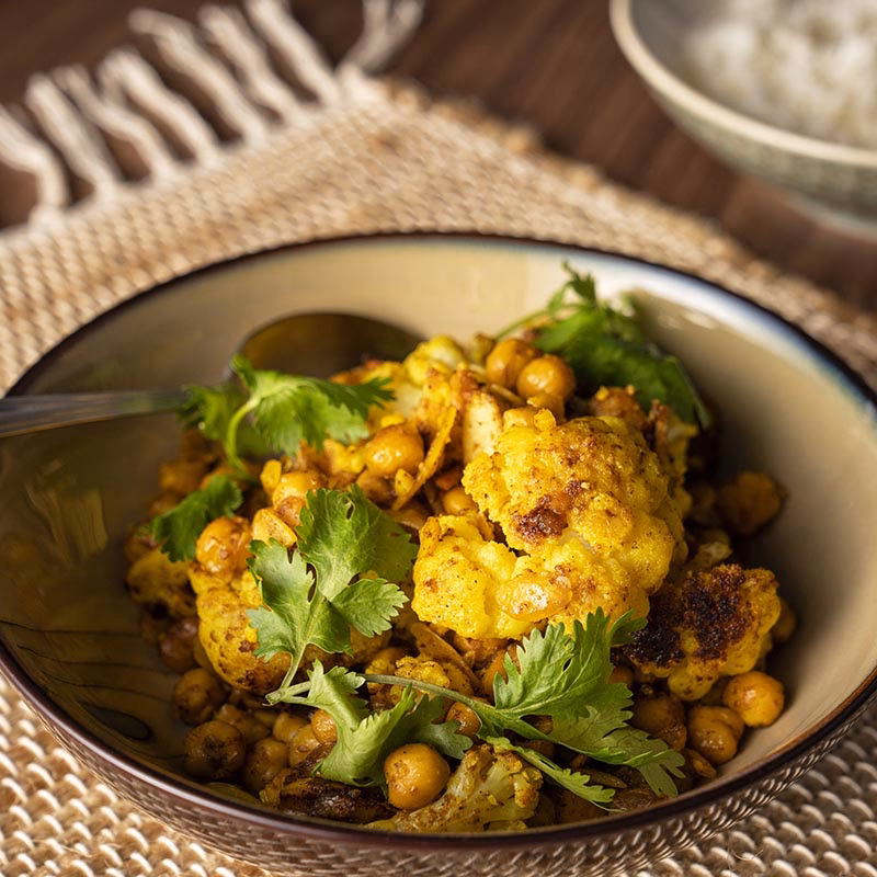 How do I cook Indian roasted cauliflower?