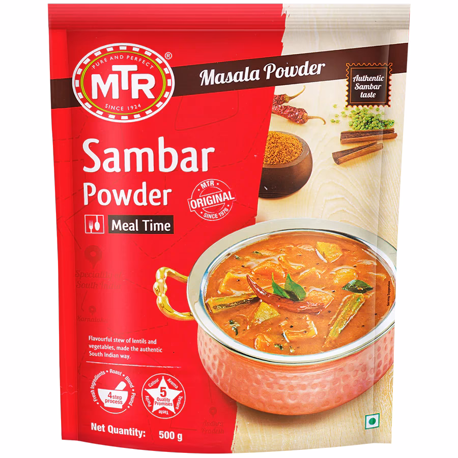 What are the different types of sambar powder?
