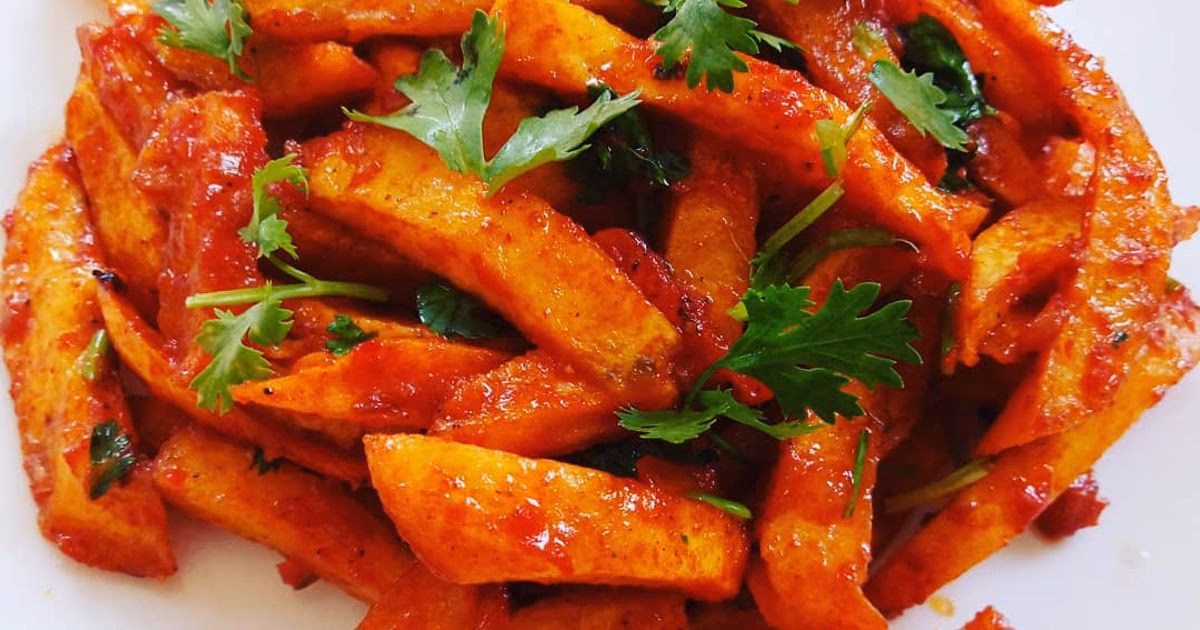 How do you make chaat masala chips?