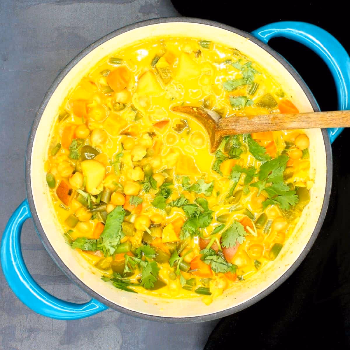 What is a vegetable curry?