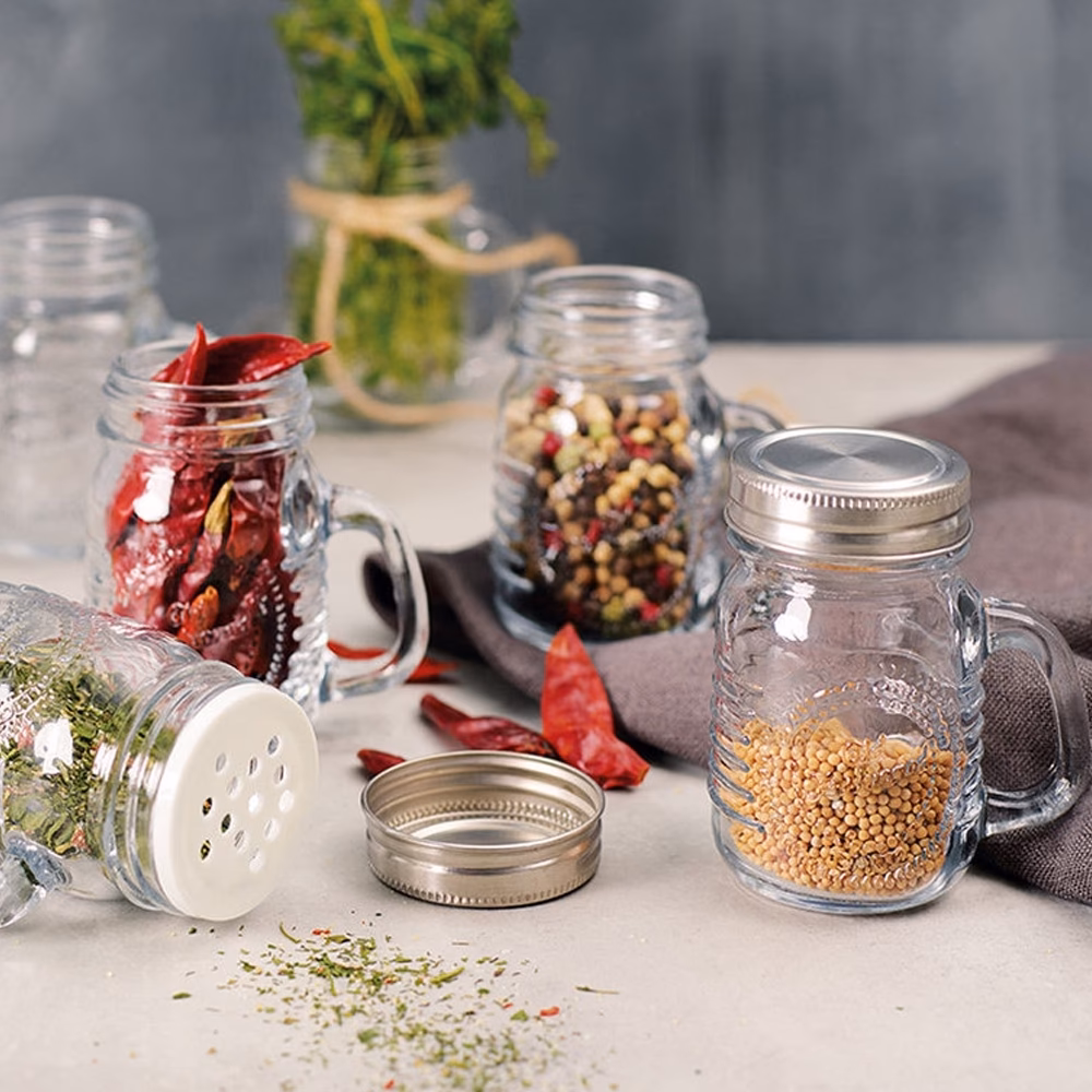 What are the different types of spice jars?