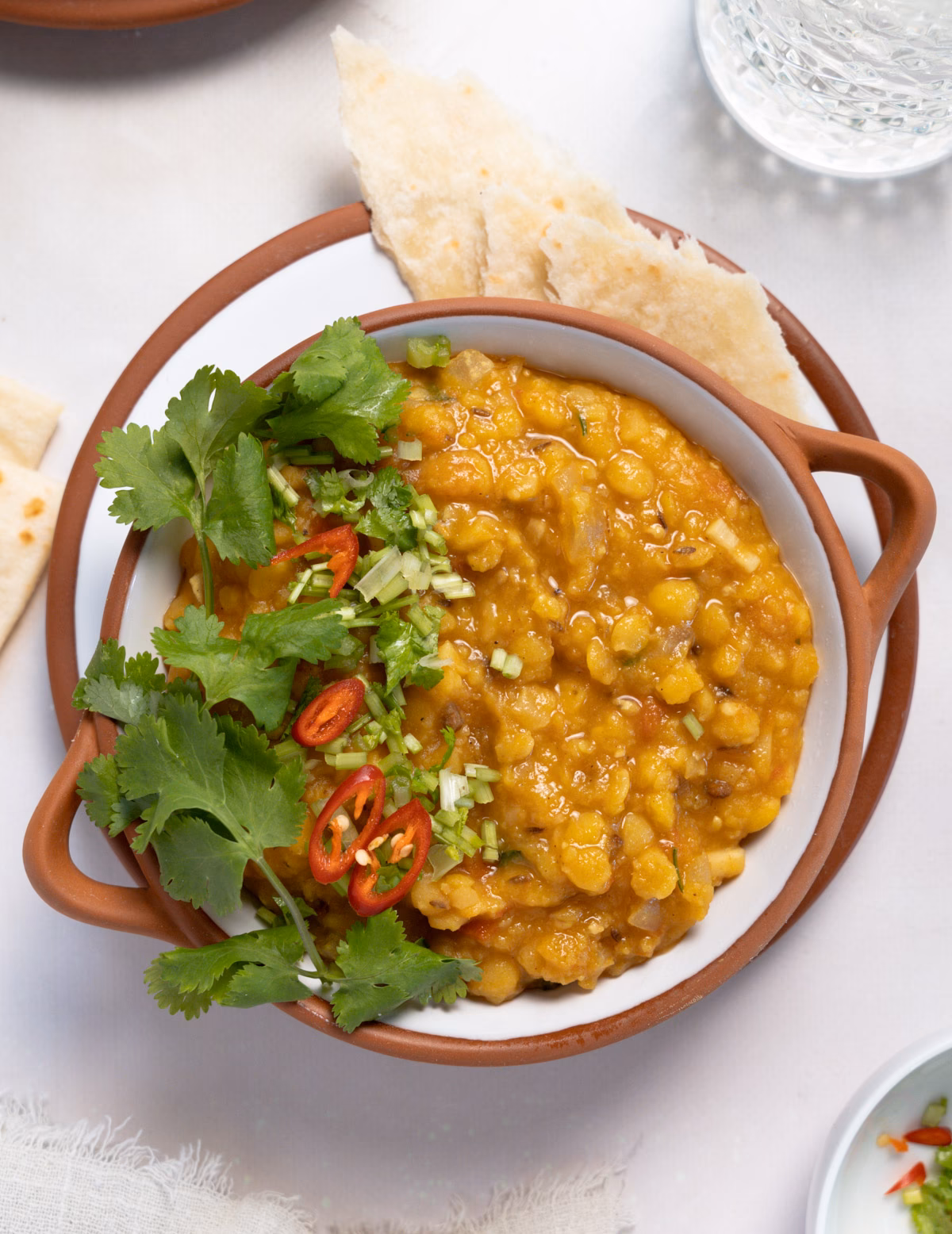 How do you make curry with split peas?