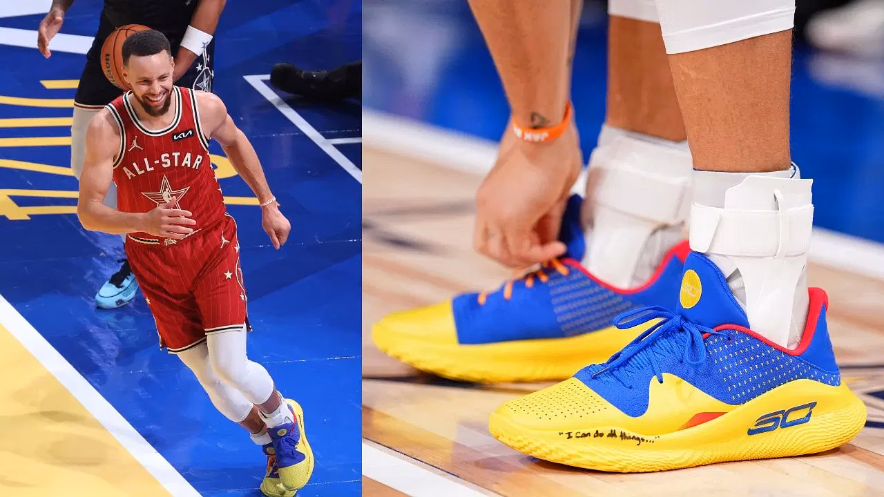 Which ankle brace does Steph Curry wear?