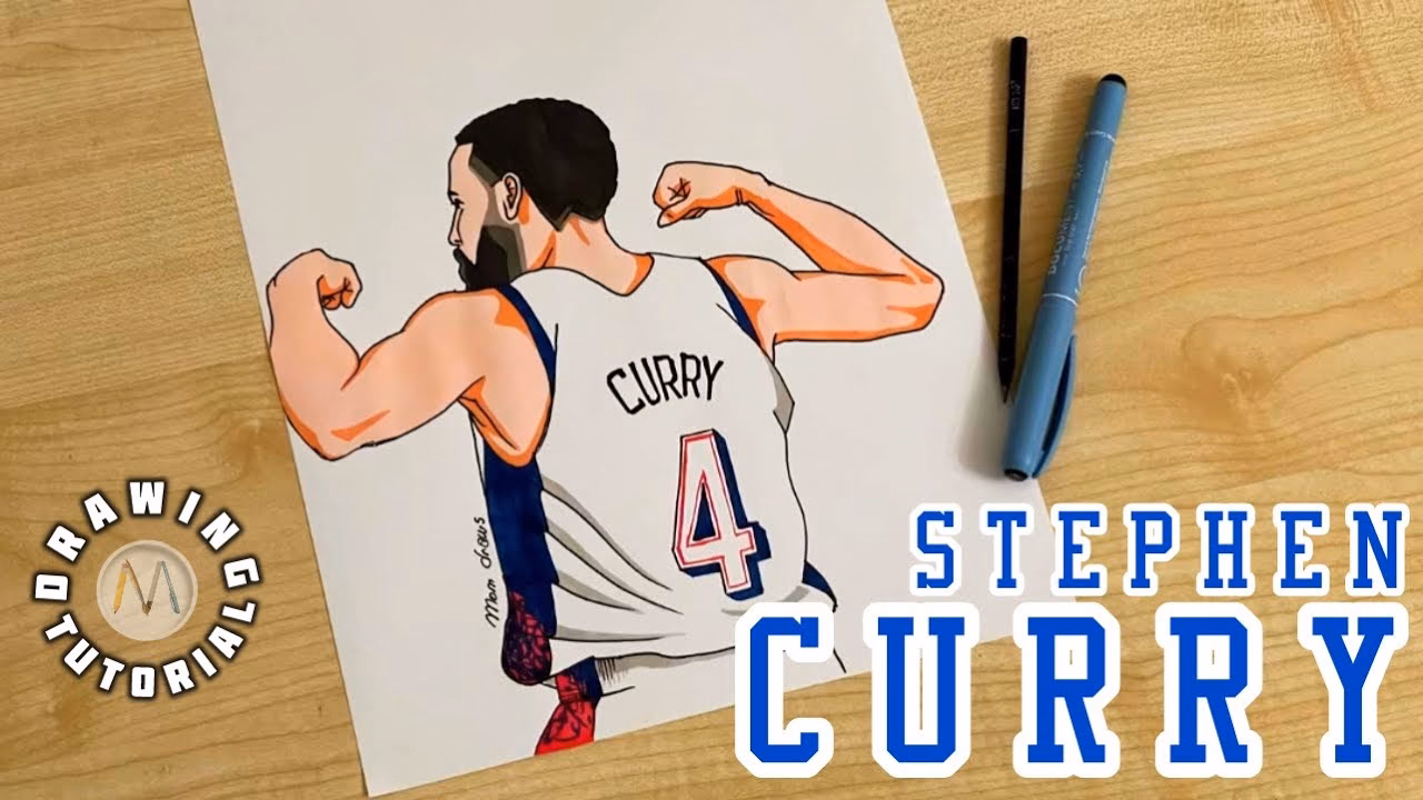 How long did it take to draw Stephen Curry?