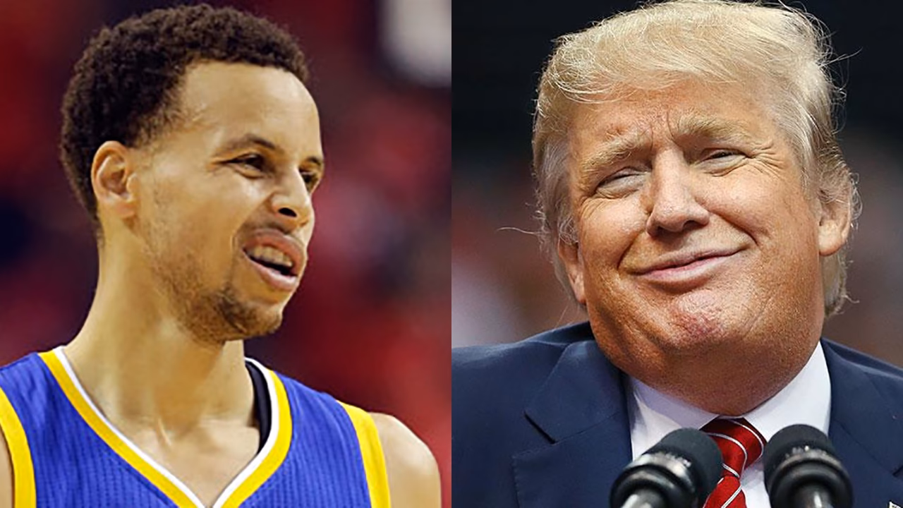 Did Curry congratulate Trump?
