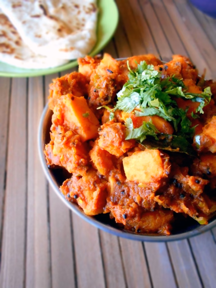What is South Indian sweet potato curry?