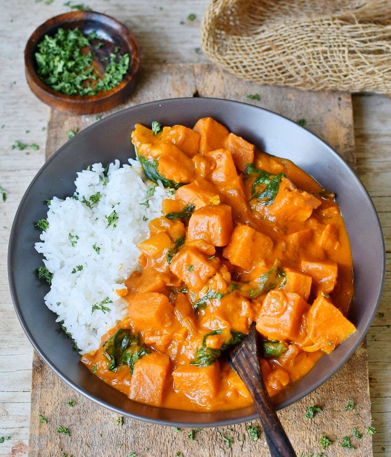Is sweet potato curry a good substitute for potato curry?