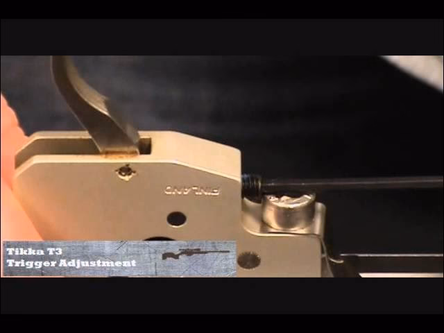 How do you remove a Tikka trigger guard?