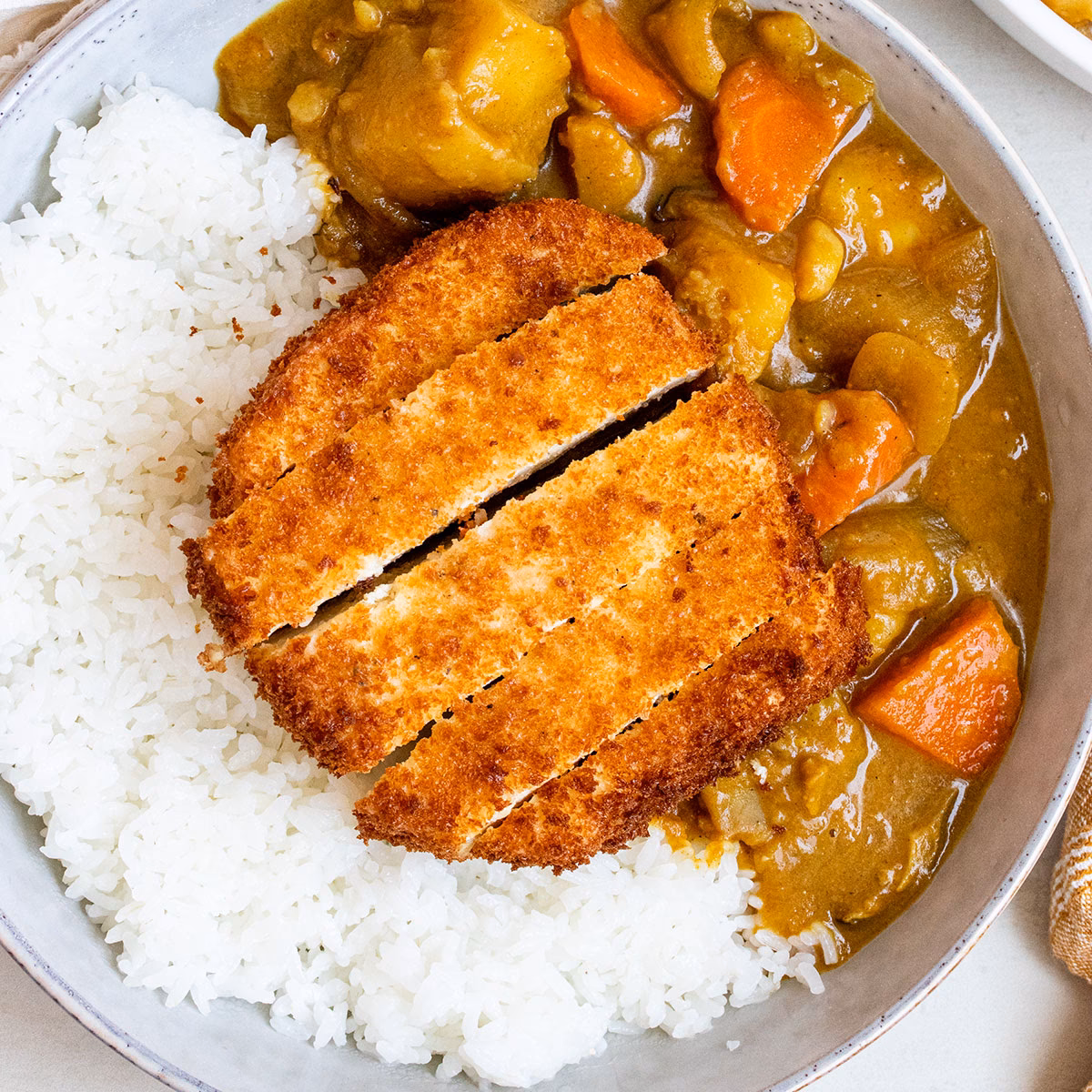 What is vegan tofu katsu curry?