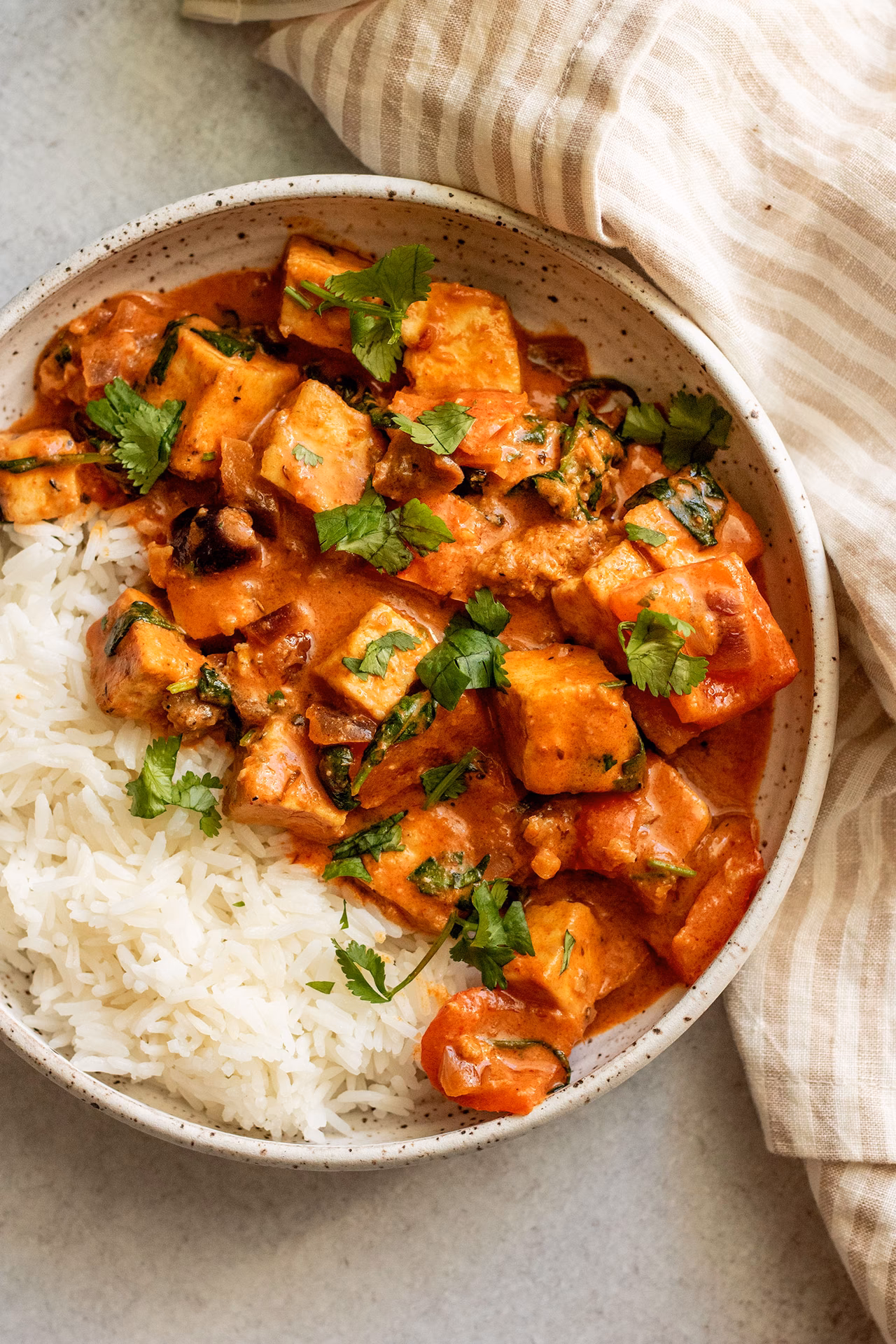 What to eat with tofu curry?