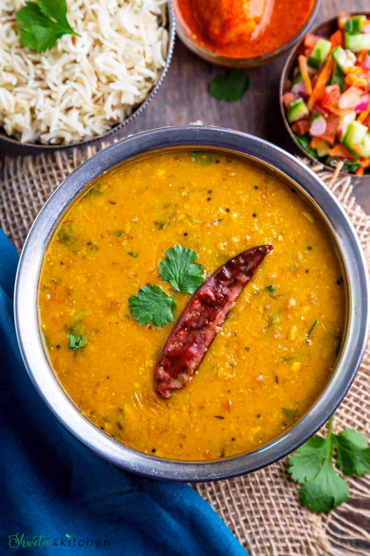 How long does it take to make yellow dal?